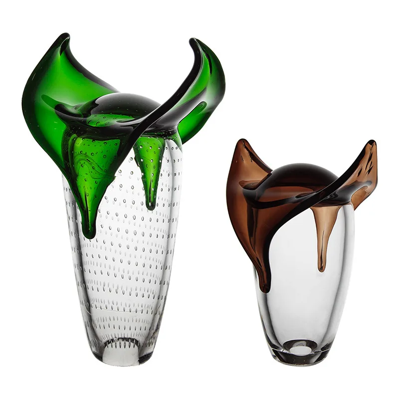 Home Improvement Ending - Ornamen meja kantor mewah, kristal kaca,