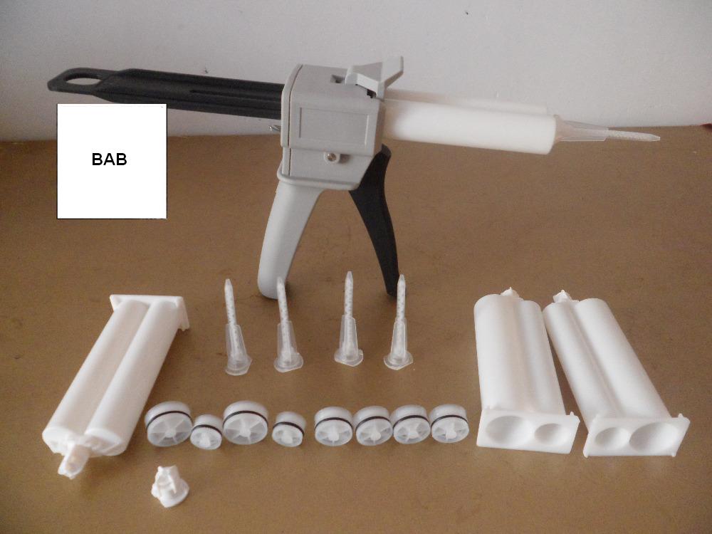 Caulking Gun Dispensing - Epoxy Resin AB Lem Caulking Gun/Cartridge