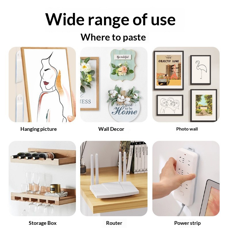 Picture Hanging Strip - Perekat Tanpa Bor untuk Menggantung Gambar,