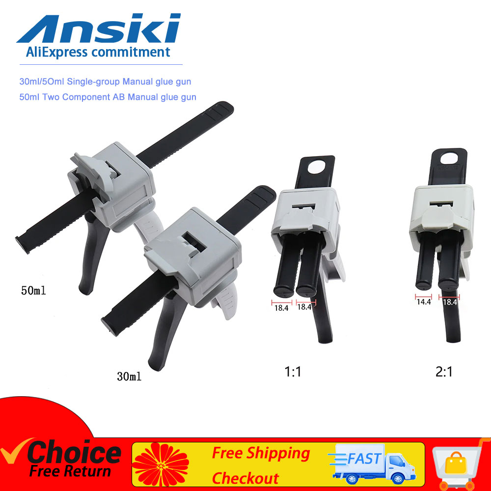 Caulking Gun Dispensing - Manual1:1 2:1 10:1 Lem Pistol Pengeluaran