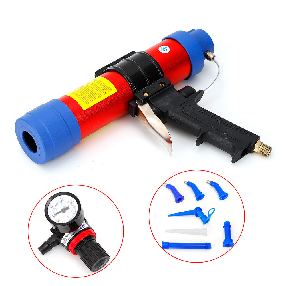 Caulking Gun Dispensing - Pistol Silikon Pneumatik 310ml untuk Sealant