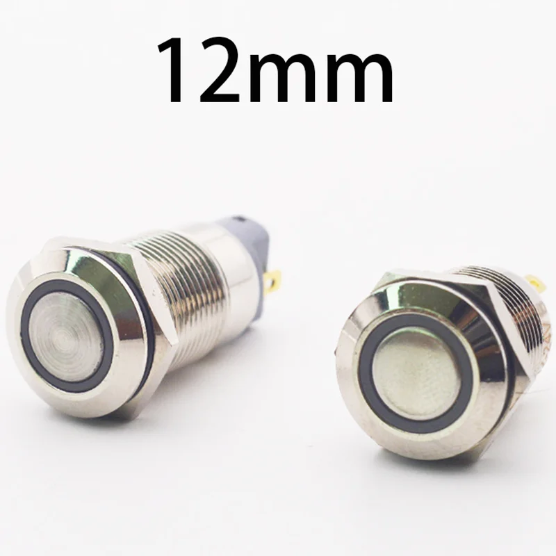 Home Improvement Expo - Sakelar Tombol Elektronik 12Mm Lampu Led