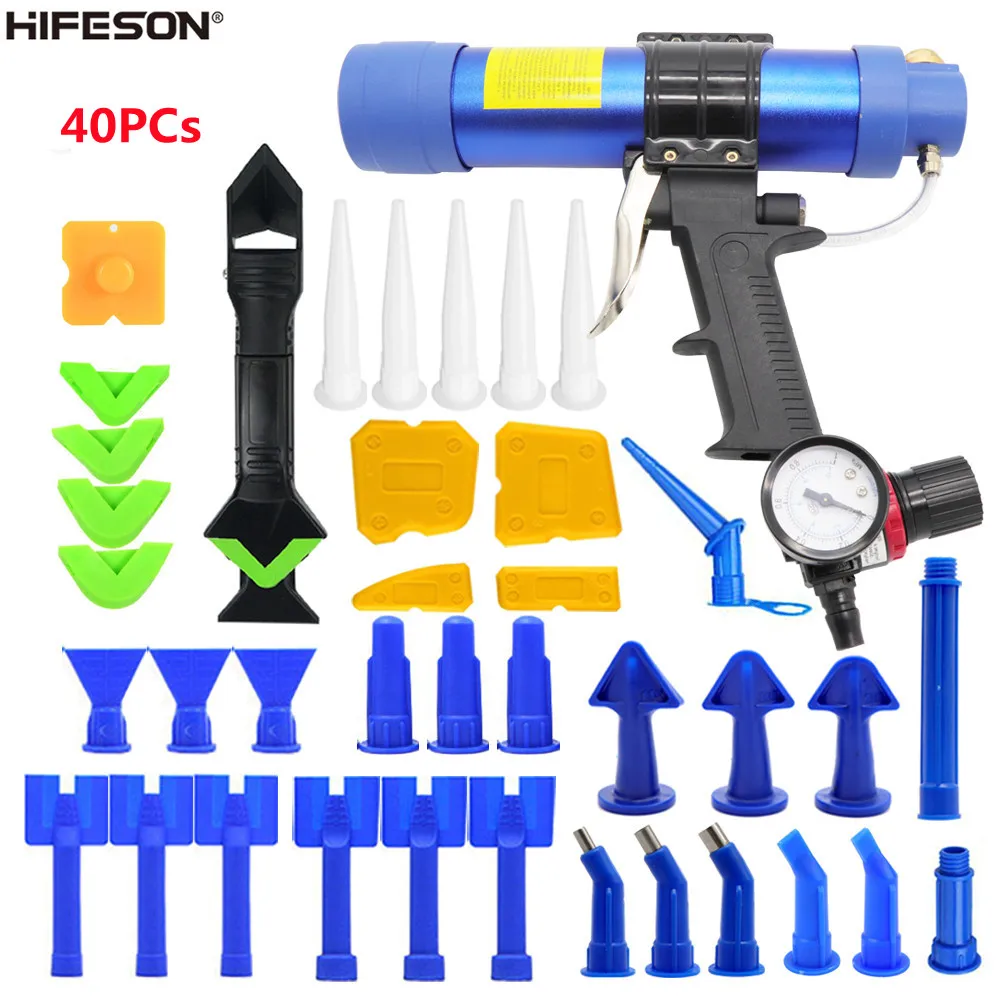 Caulking Gun Dispensing - Dispenser katrij pneumatik senapan Caulking 310ML