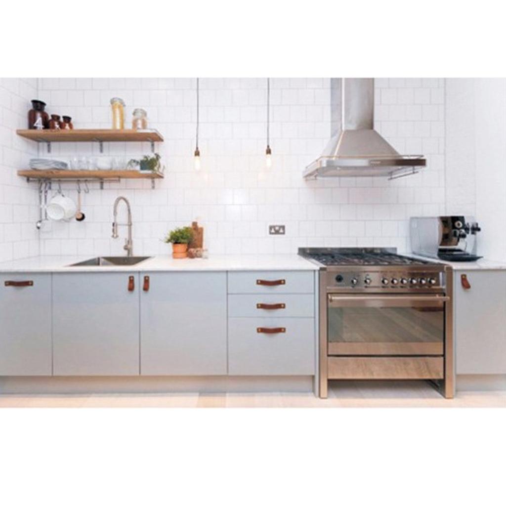Cabinet Handle Pull - Kenop Tarik Kulit Buatan Tangan Satu