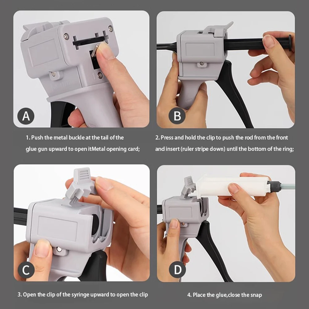Manual1:1 2:1 10:1 Lem Pistol  - Caulking Gun Dispensing ulasan dan harga