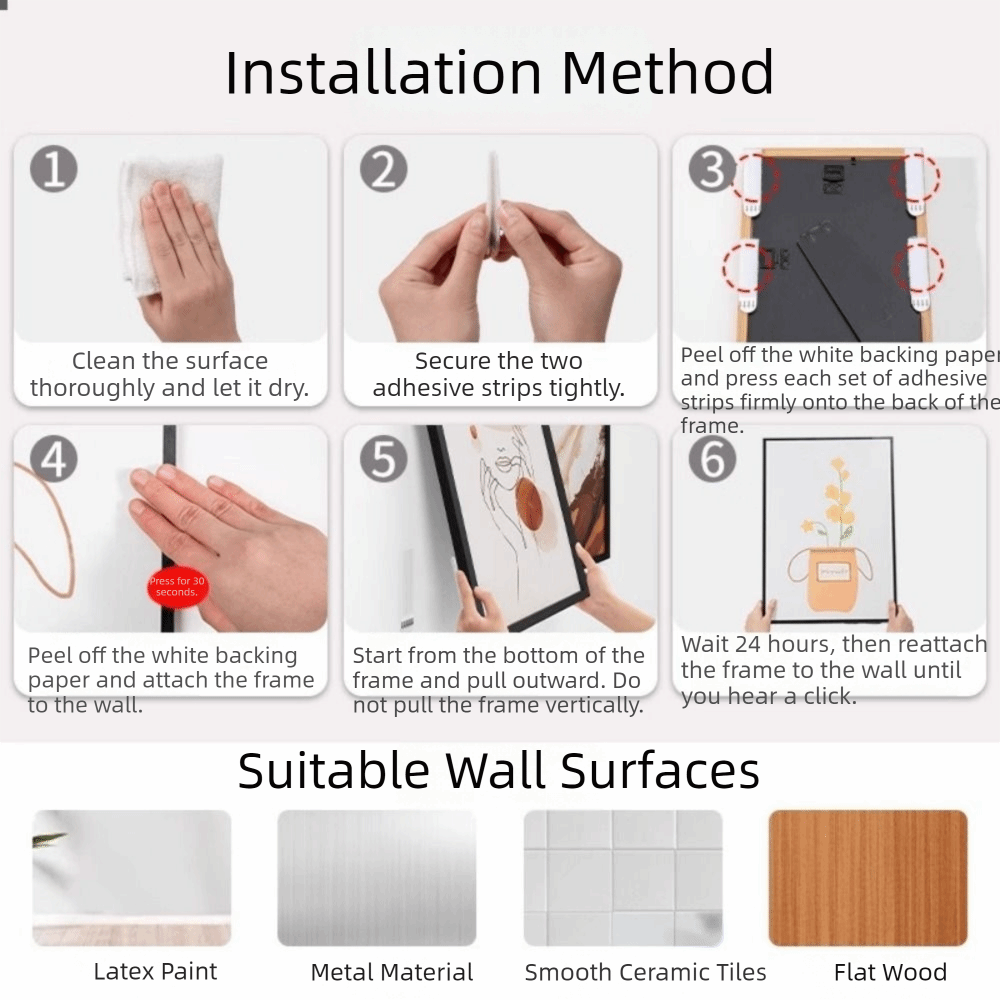 12 Pasang Strip Gantung Gambar - Picture Hanging Strip ulasan dan harga