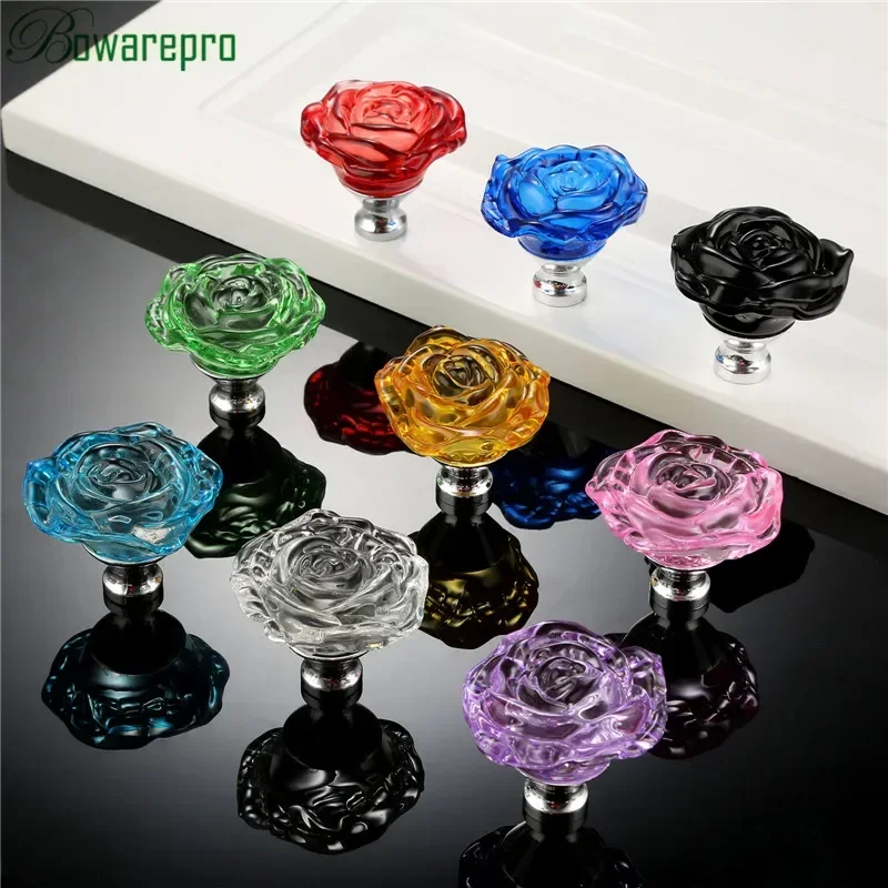 Bowarepro 50MM Kristal Mawar K - Cabinet Handle Pull ulasan dan harga