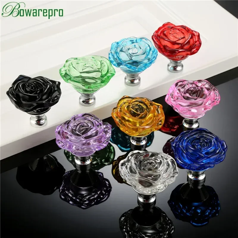Bowarepro 50MM Kristal Mawar K - Cabinet Handle Pull ulasan dan harga
