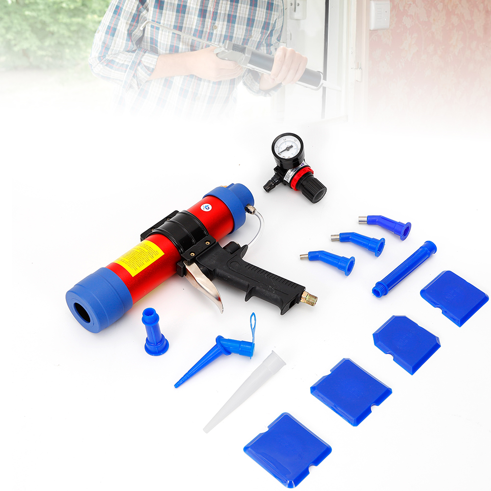 Pistol Silikon Pneumatik 310ml - Caulking Gun Dispensing ulasan dan harga