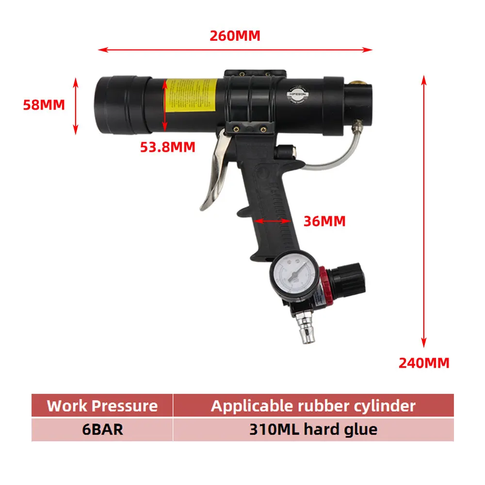 Dispenser katrij pneumatik sen - Caulking Gun Dispensing ulasan dan harga