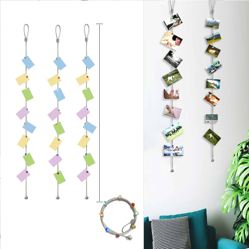 Kristal kabel foto perak, tali - Picture Hanging Strip ulasan dan harga