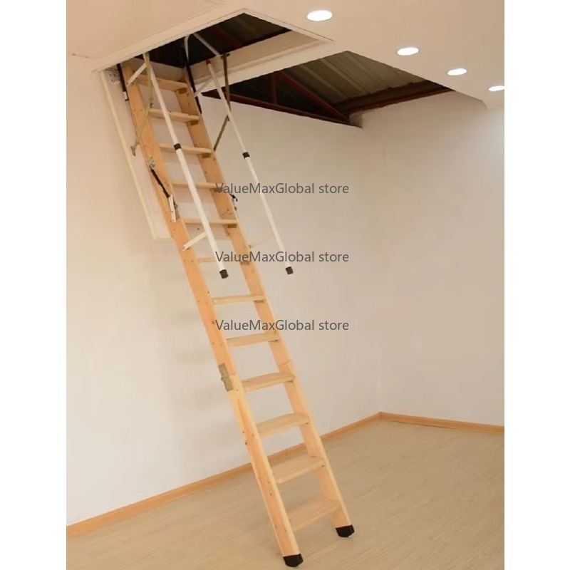 Tangga Lipat Kayu Retraktil un - Home Improvement Materials ulasan dan harga