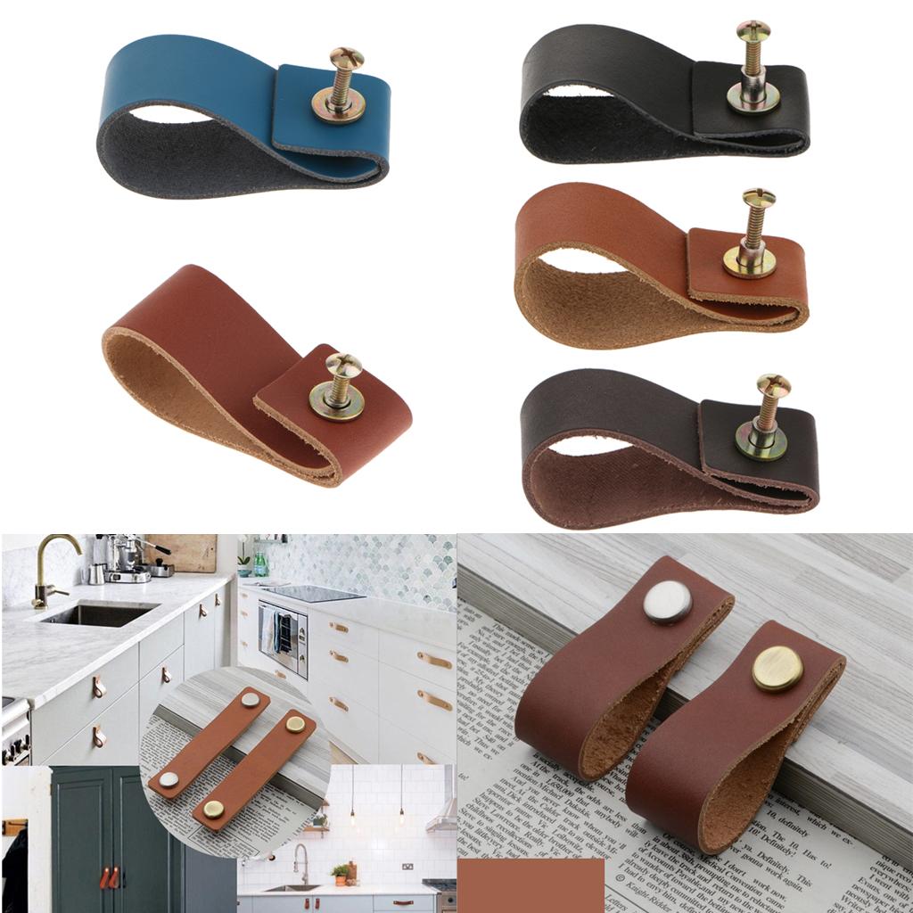 Kenop Tarik Kulit Buatan Tanga - Cabinet Handle Pull ulasan dan harga