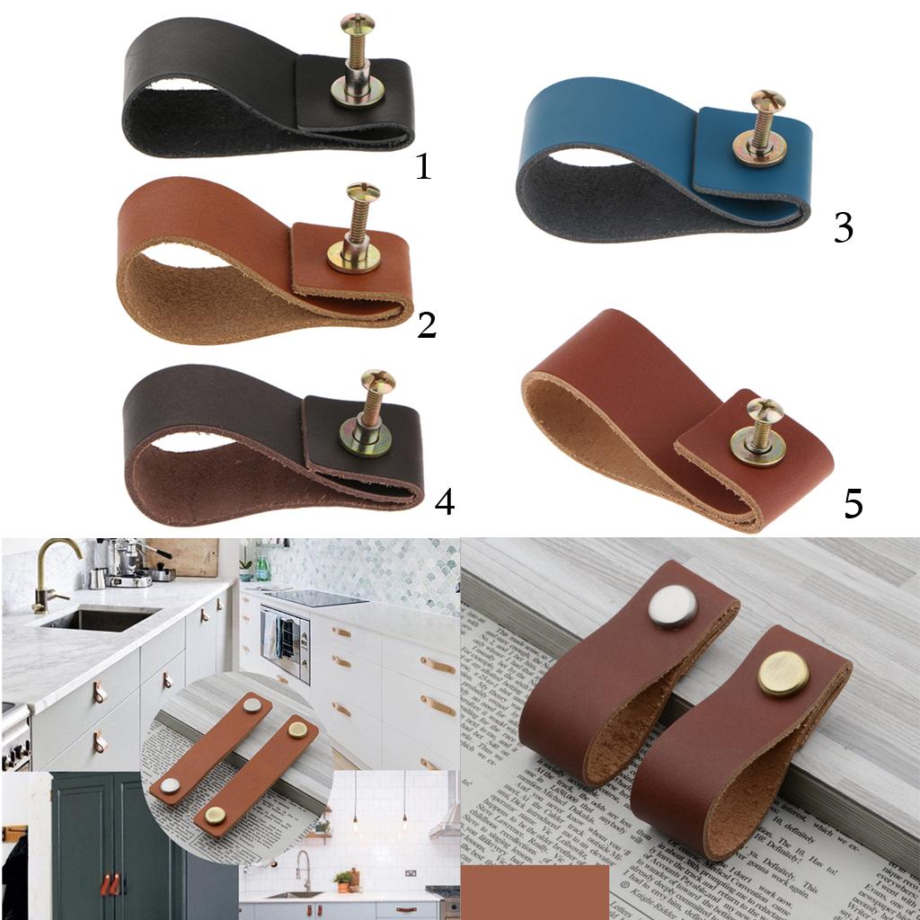 Kenop Tarik Kulit Buatan Tanga - Cabinet Handle Pull ulasan dan harga