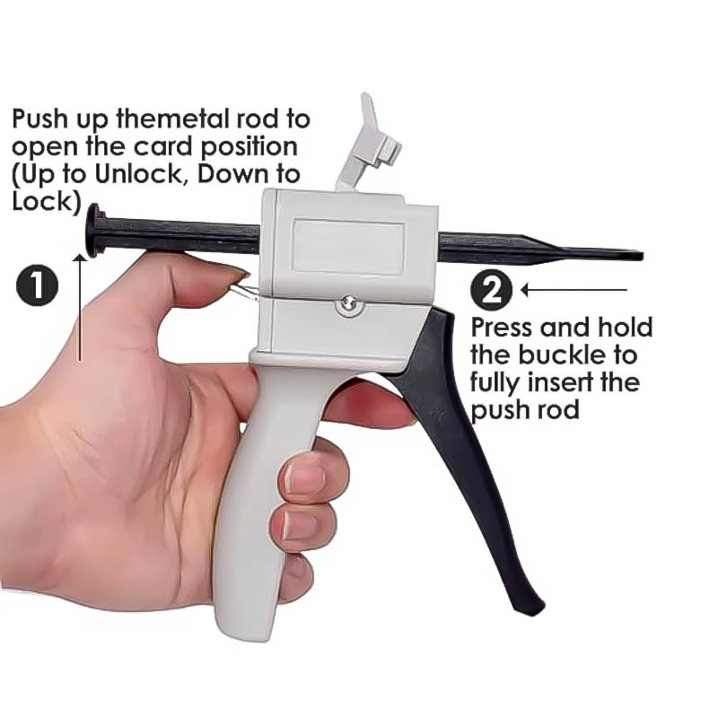 Pistol Lem AB 30ml 50ml Rasio  - Caulking Gun Dispensing ulasan dan harga