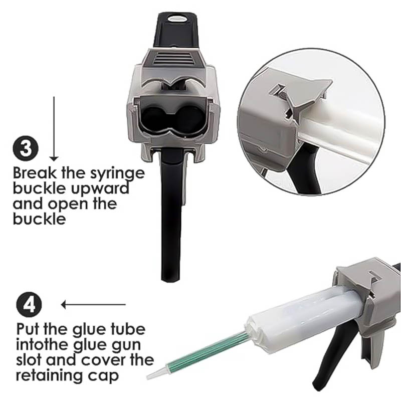 Pistol Lem AB 30ml 50ml Rasio  - Caulking Gun Dispensing ulasan dan harga